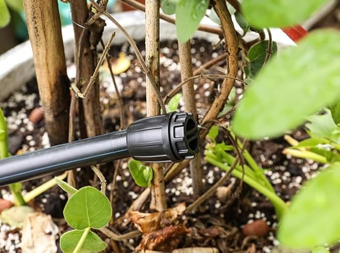 1/2 inch Drip Irrigation Fittings End Caps For (0.52" ID x 0.65" OD) 16mm Drip Irrigation Tubing Connectors End Plugs-10 Pack