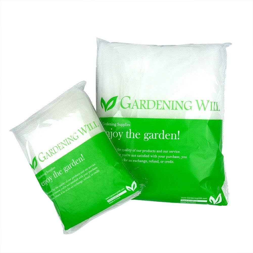 10x10Ft Mosquito Bug Insect Bird Fine Mesh Net Barrier Hunting Blind Garden Screen Netting for Protect Your Plant Fruits Flower