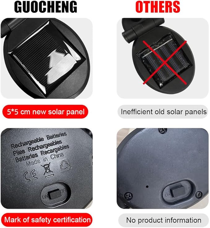 GUOCHENG Lily Flower Solar Lights Outdoor Garden, 2 Pack LED Solar Flower Lights with Lifelike Lily, Waterproof Solar Stake Lily Lights for Courtyard Pathway Flowerbed Lawn Décor(Pink)