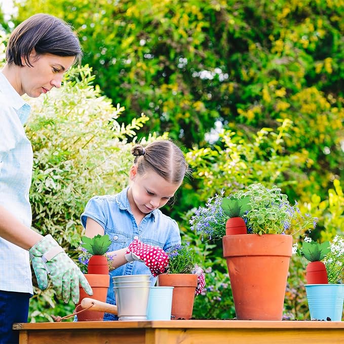 4PCS Terracotta Watering Spikes - Automatic Self-Watering Stakes, Vacation Plant Waterer for Wine Bottle, Perfect for Indoor & Outdoor Plants