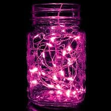 66Ft 200LED Fairy Lights Battery Operated with Remote, Waterproof Christmas String Lights with Timer for Indoor & Outdoor, Twinkle Light for Girl's Room Honeymoon Mother's Day Valentines Decor (Pink)