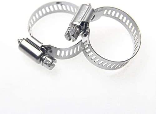 1" 30M-98FT Lay-Flat Hose Water Pool Cleaning Belt Discharge Pump Hose With Aluminum Clamps Fittings Fire Hose Length Connection Pump Hose for House,Garden,Irrigation, Water pumping hose Firehose