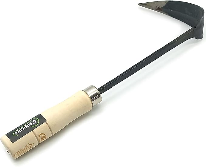GARASANI Hand Hoe Plow Korean Style Ho-Mi Small Hoe Used to Dig Up Weeds (Grass)