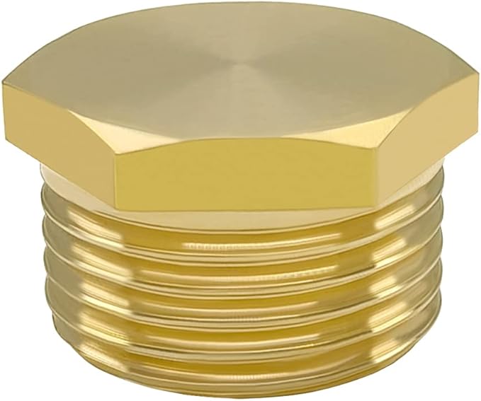 Hooshing 6PCS 3/4" GHT Male Garden Hose End Cap Plug Garden Irrigation Pipe Fittings Water Tubing Stopper