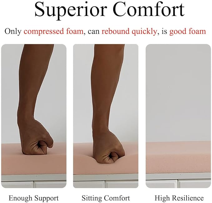 15 x 15 Inch Round Cushions for Outdoor Furniture Non-Slip Waterproof Patio Bistro Chair Cushion with Ties Bar Stool Seat Cushion for Kitchen Chairs Set of 2, Dark Gray