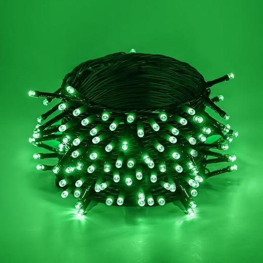 300 LED Halloween Lights, 118FT Waterproof Halloween String Lights, Green Halloween Lights Outdoor with 8 Lighting Modes for Halloween Outdoor Party Yard Garden Decoration(118 Ft | Green, 118 Ft)