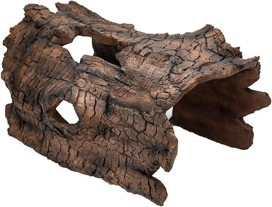 Aquascape 78324 Koi Predator Control Faux Log Fish Cave, Brown
