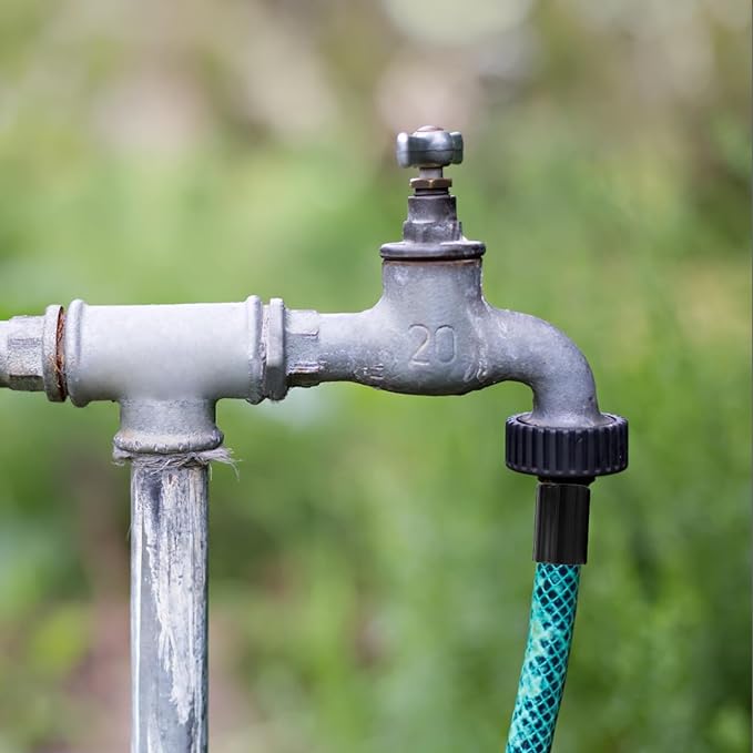 12 Pcs 1/2 Inch Female Threaded PVC Fitting Black PVC Female Adapter Pipe Fittings Drip Irrigation System for Irrigation Pipes Riser Extension (Black)