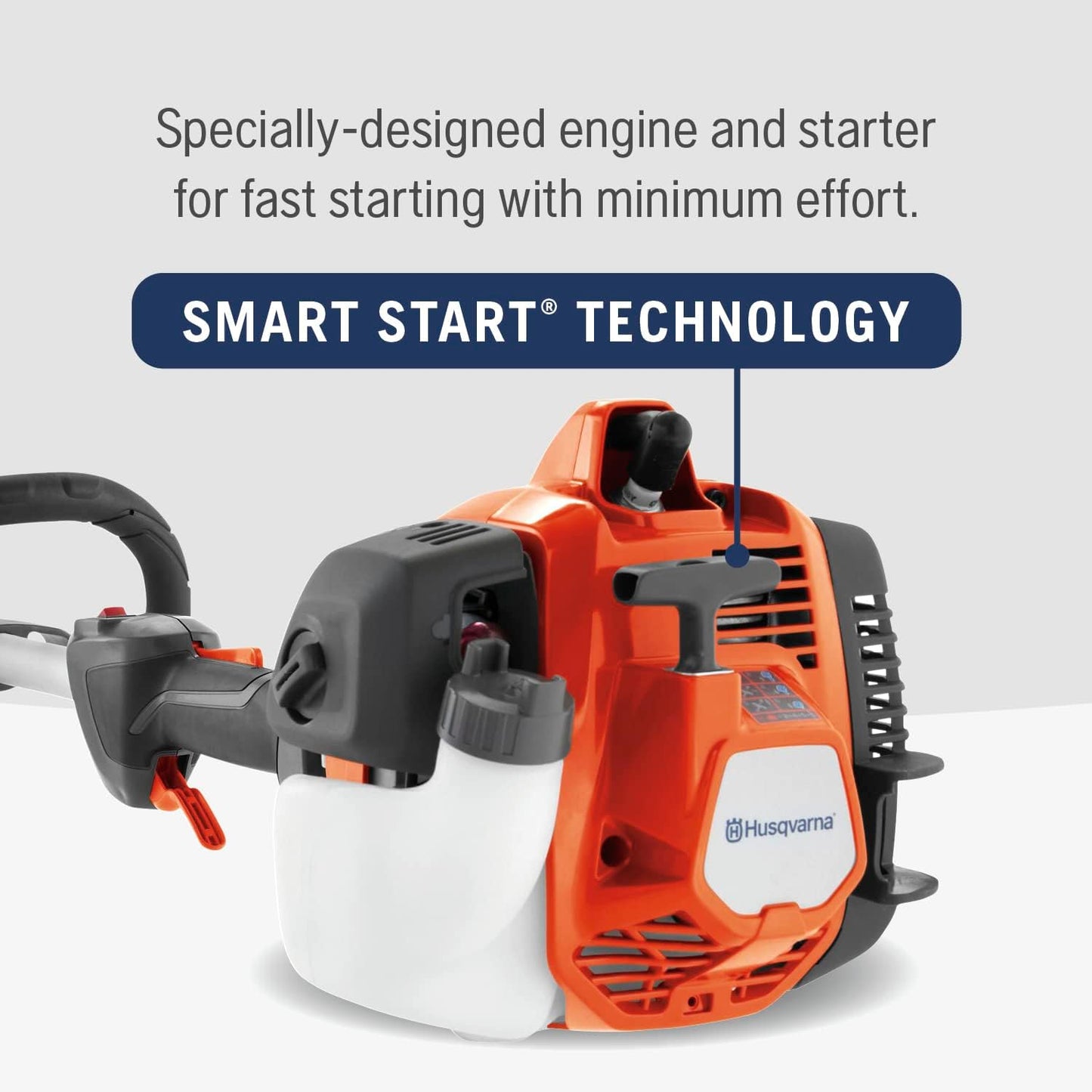 Husqvarna 130L Gas String Trimmer, 28-cc 2-Cycle, 18-Inch Straight Shaft Gas Weed Wacker with Rapid Replace Trimmer Head for Seamless String Reloading, 970514405