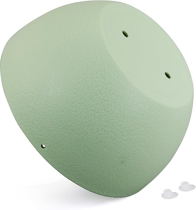 12 inch Large Hanging Planters Plant Pots for Indoor Outdoor Plants, 2 Pack Hanging Flower Pots with Drainage Holes and Chain for Garden Porch, Plastic Hanging Baskets for House Plants, Green