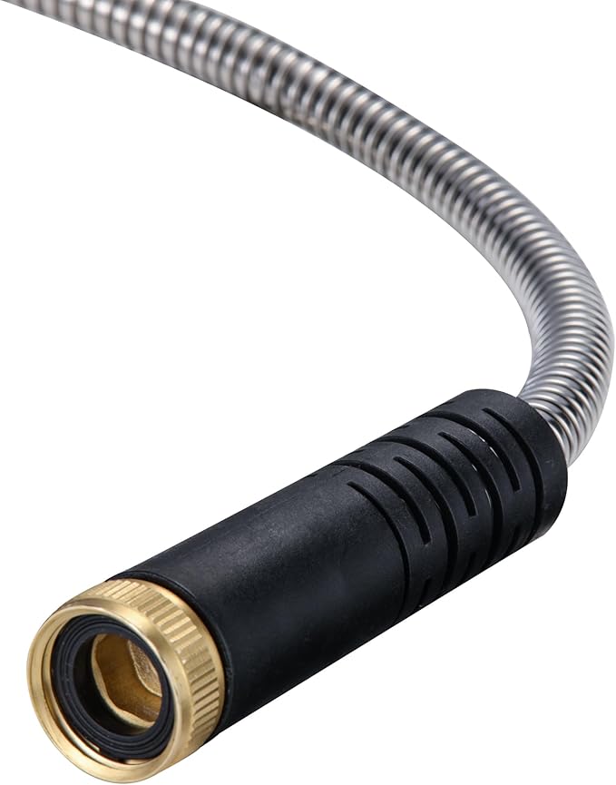 10 feet Water Hoses – 3/4'' Fittings, Flexible Garden Hoses for Garden Watering, Outdoor Cleaning, House Cleaning, Car Washing, Swimming Pool, Camping, Agricultural Irrigation, Dog Bathing