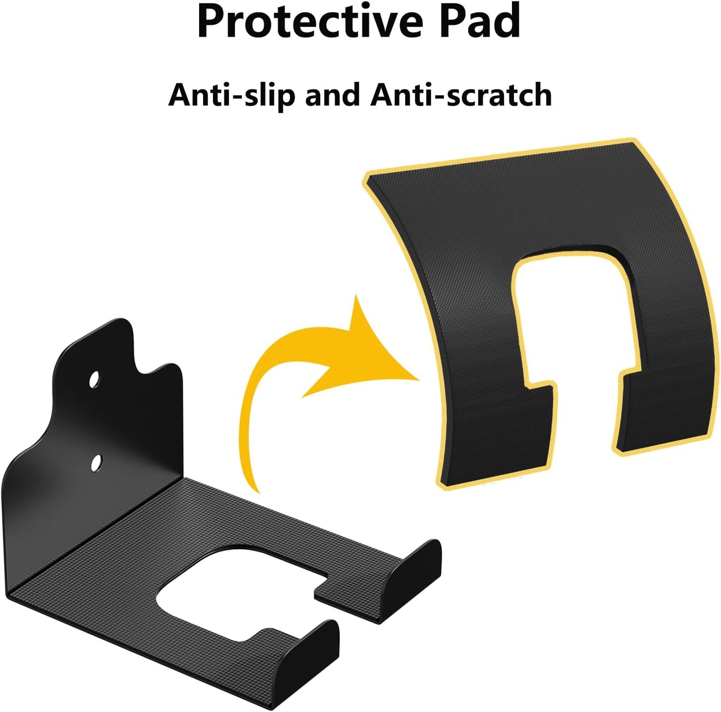 Garage Organizer Trimmer Rack, Garden Power Tool Hanger Weed Whackers Holder Wall Mounted for Grass Trimmer, Hedge Trimmer, Garage Trimmer, Garden Tools,3 Pack