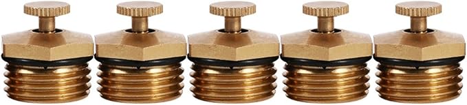 5pcs Brass Misting Nozzles Adjustable 1/2 inch Centrifugal Water Atomizing Spray Nozzle Mist Sprinkler Jet Water Save Sprinklers for Outdoor Cooling System Agricultural Lawn Garden Irrigation