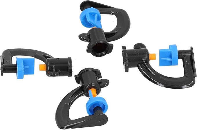 30PCS G Type 180 Degree Refraction Spray Nozzle Hanging Irrigation Sprinkler Head for Greenhouse