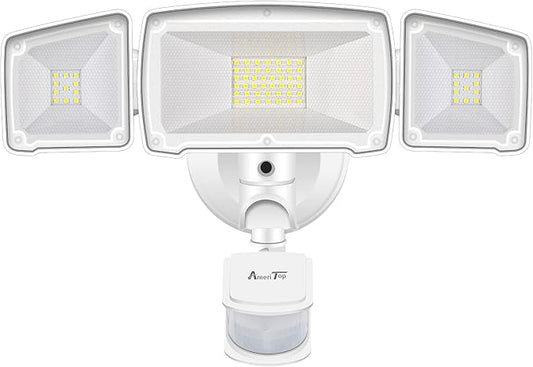 AmeriTop Motion Sensor Lights Outdoor, 2-in-1 Ultra Bright 3500LM 35W LED Security Flood Lights with Motion Sensor Mode & Dusk to Dawn Sensor Mode/ETL Certified, IP65 Waterproof