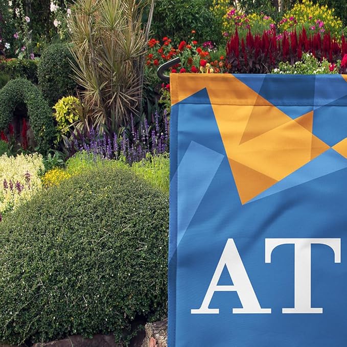 Alpha Tau Omega Licensed Flag Garden 12x19 inches Flag Banner Yard Decor Outdoor Decoration (Alpha Tau Omega #7)