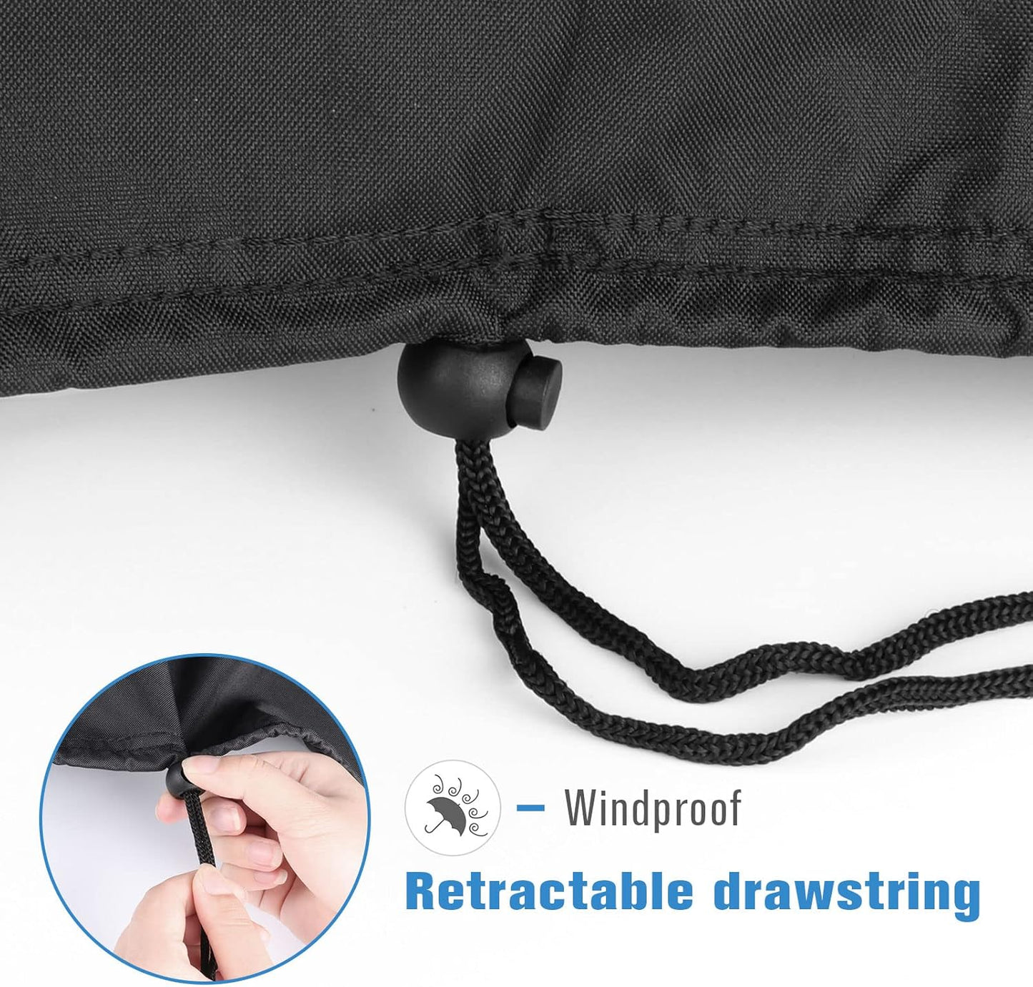 Grill Cover for Nexgrill Fortress 2.0 2-Burner Tabletop Portable Grill, Heavy Duty 600D Waterproof Table Top BBQ Grill Cover