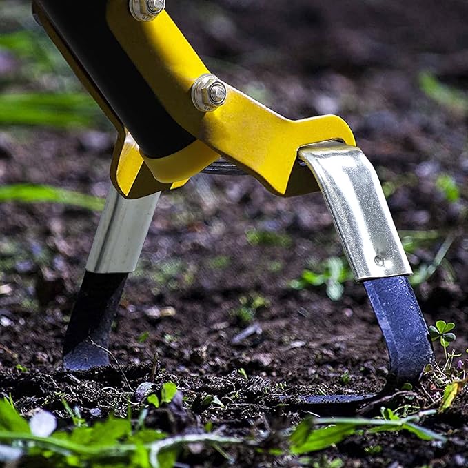 Garden Hoe Tool，42 inch Weeding Tools for Garden,Handheld Weeding Rake Planting Vegetables Farm,Sharp Durable Gardening Gifts for Hoe Garden Tool Traditional Steel Quenching Forging Process