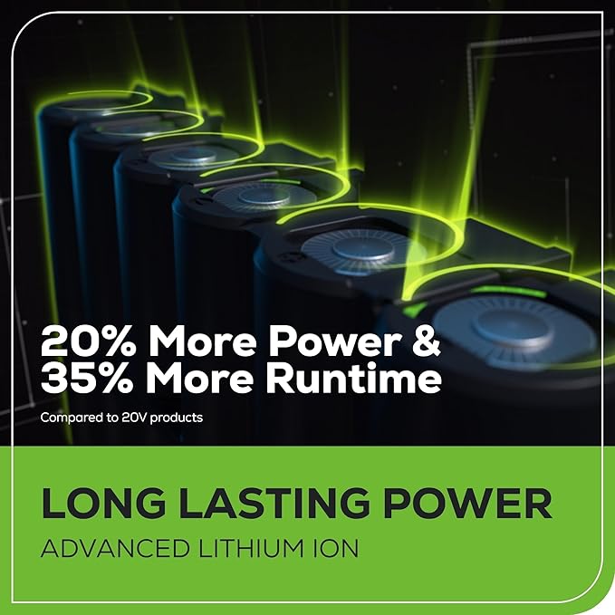 Greenworks 40V 8" Brushless Edger, 4.0Ah USB Battery and Charger Included