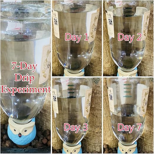 4 Pack Plant Watering Devices, Watering Can Shape Terracotta Watering Spikes, Vacation Self Watering Planter Insert, Automatic Plant Waterer for Indoor Outdoor Plants (Watering Cans)