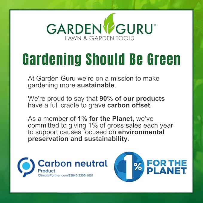 Garden Guru Titanium Transplanter Trowel Shovel - Rust Resistant - Ergonomic Handle - Perfect Hand Shovel Tool for Gardening Weeding Transplanting and Digging in Garden Beds