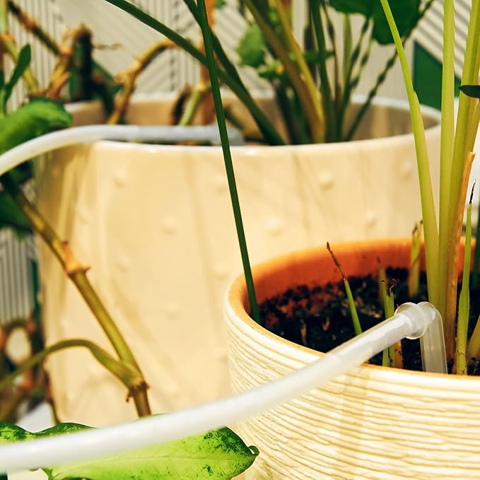 1/4" x 3/8" Braided Clear Plastic PVC Tubing 10ft High Pressure Flexible Reinforced Vinyl Tube, [for Garden Irrigation, Water Hose, Fish Tank, Water Transfer] - 6.4x9.5mm