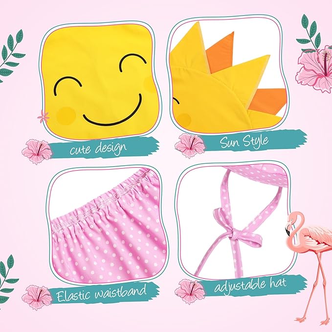 2 Set Hawaiian Luau Porch Goose Outfit for Lawn 23'' Plastic Goose Clothes Costume Summer Outdoor Decor(Sunny Style)