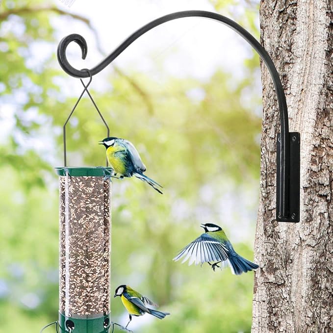 AJART Hanging Plant Hooks｜Plant Bracket Outdoor - Thicker More Durable Rust-Resistant, Heavy Duty Plant Bracket Outdoor (1 PC, 22")