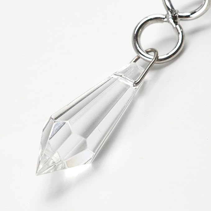 5pcs Wind Spinner Tail Gazing Ball Spiral Stabilizer Tails for Indoor and Outdoor Decoration, (7.1'') 18cm Stainless Steel Hanging with Swivel Hook Garden Decorative