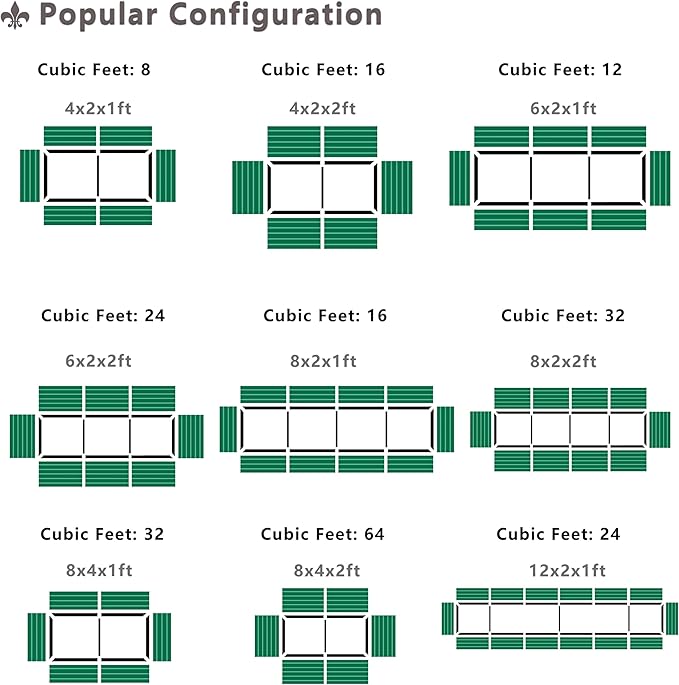 8x2x2FT Galvanized Raised Garden Bed,Planter Raised Beds-Metal Garden Box,Large Plant for Outdoor Planting, Vegetables Bed,Flower,Herb-Sliver