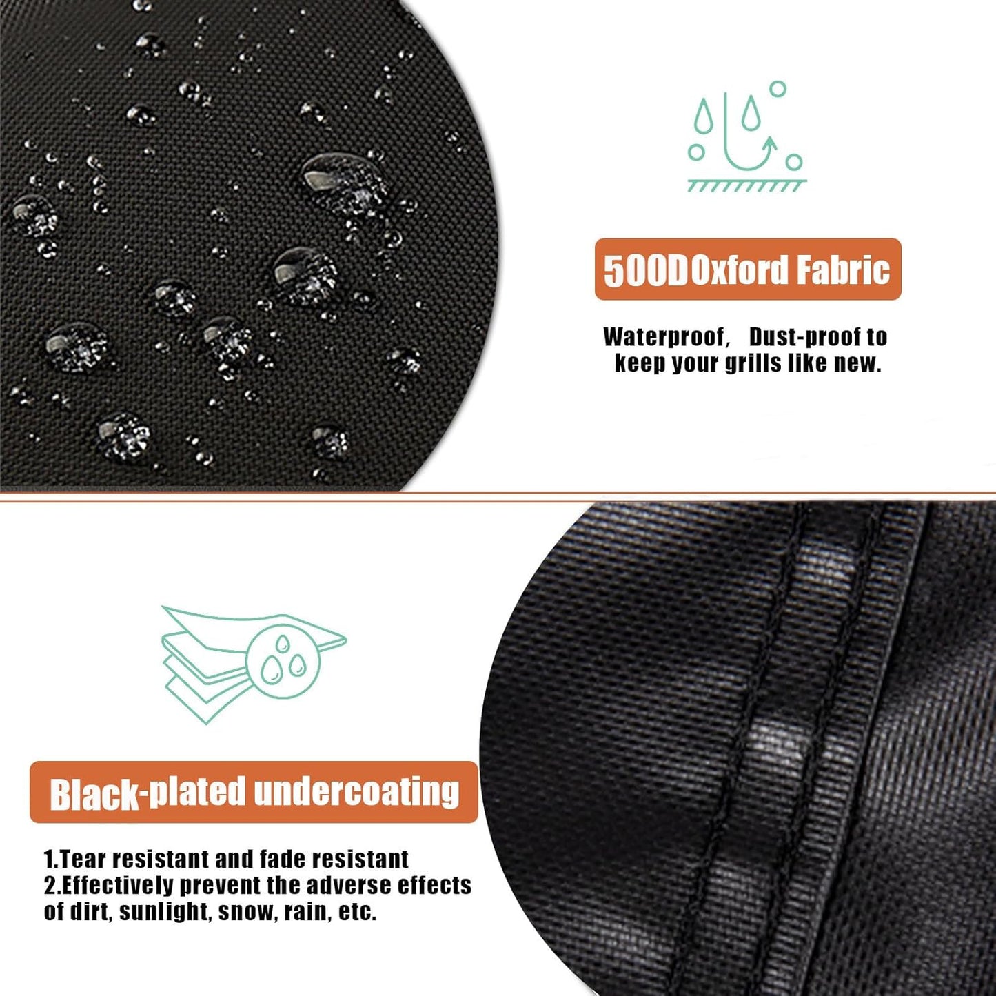 Grill Griddle Cover Compatible for Charbroil Bistro Pro Electric Grill & Griddle, Portable Gas BBQ Covers, Waterproof Outdoor Electric Grills Cover-23 D x 32.8" W x 39.6" H