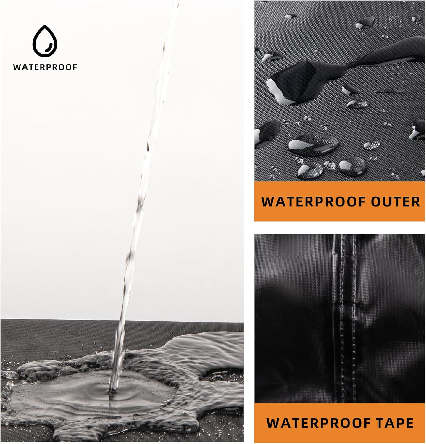 Grill Cover for Royal Gourmet GD4002T Tailgater 4 Burner Tabletop Gas Grill Griddle, 41 inch Portable Propane Gas Grill Covers