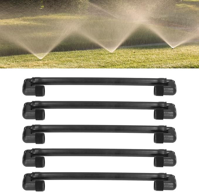 5PCS Swing Joint Pipe G3/4 External Thread 360 Degrees Rotatable Swing Joint Assembly 13.4 Inch Pipe Swing Assembly for Home Lawns Gardening Sprinkler