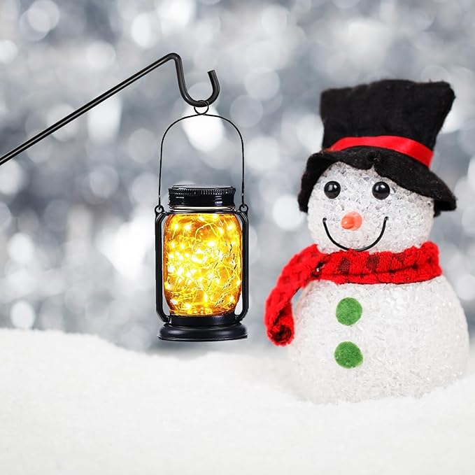 Heavy Duty Deck Bird Feeder Hanger Hook for Railing 13 Inch 2 Pack for Bird Feeders,Planters,Plants Flower Suet Baskets,Lanterns,Wind Chimes Holiday Decoration (2 Pack)