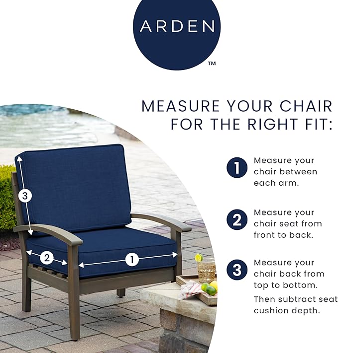 Arden Indoor/Outdoor Seat or Rocking Chair Cushion, 19 x 18, Water Repellent, Rain Proof, Fade Resistant Cushion for Rocking or Dining Chairs Bright Moss Green Leala