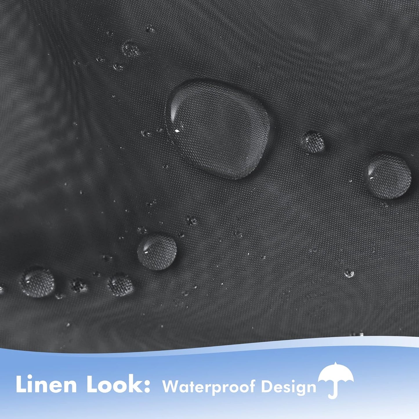 HolidayIdeas Outdoor Sheer Curtains for Patio Waterproof, 4 Panels - 54 x 95 Inch - Grey Light Filtering Voile Outside Curtains Grommet Drapes for Front Porch, Gazebo, Pergola, Backyard