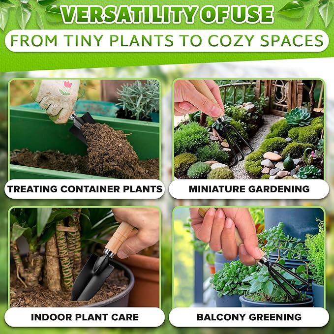 Hand Shovel for Gardening Trowel Garden Tool - 3Pcs Planting Tools Small Garden Rake Ergonomic Hand Tools Set Edging Shovel Indoor Plants Tools - Gardening Tools Heavy Duty Shovel Garden Tool Set