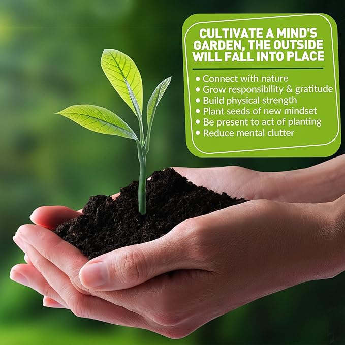 Indoor Garden Tools for Gardening - KiiZYS 12-Piece Small Garden Tools Set - Indoor Gardening Gifts for Women - Mini Gardening Hand Tools Indoor Plant Tools