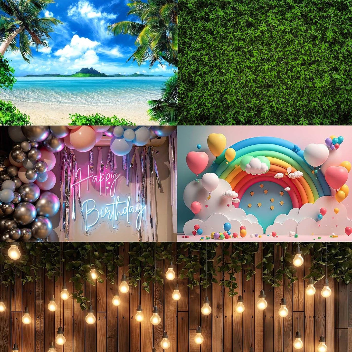 Aquarium Background Beautiful Colorful Coral Reef Aquatic Plants Terrarium Background Rock Tropical Fish Jungle Style Fish Tank Background Colorful Under Water View Aquarium Backdrop Vinyl 48x20in