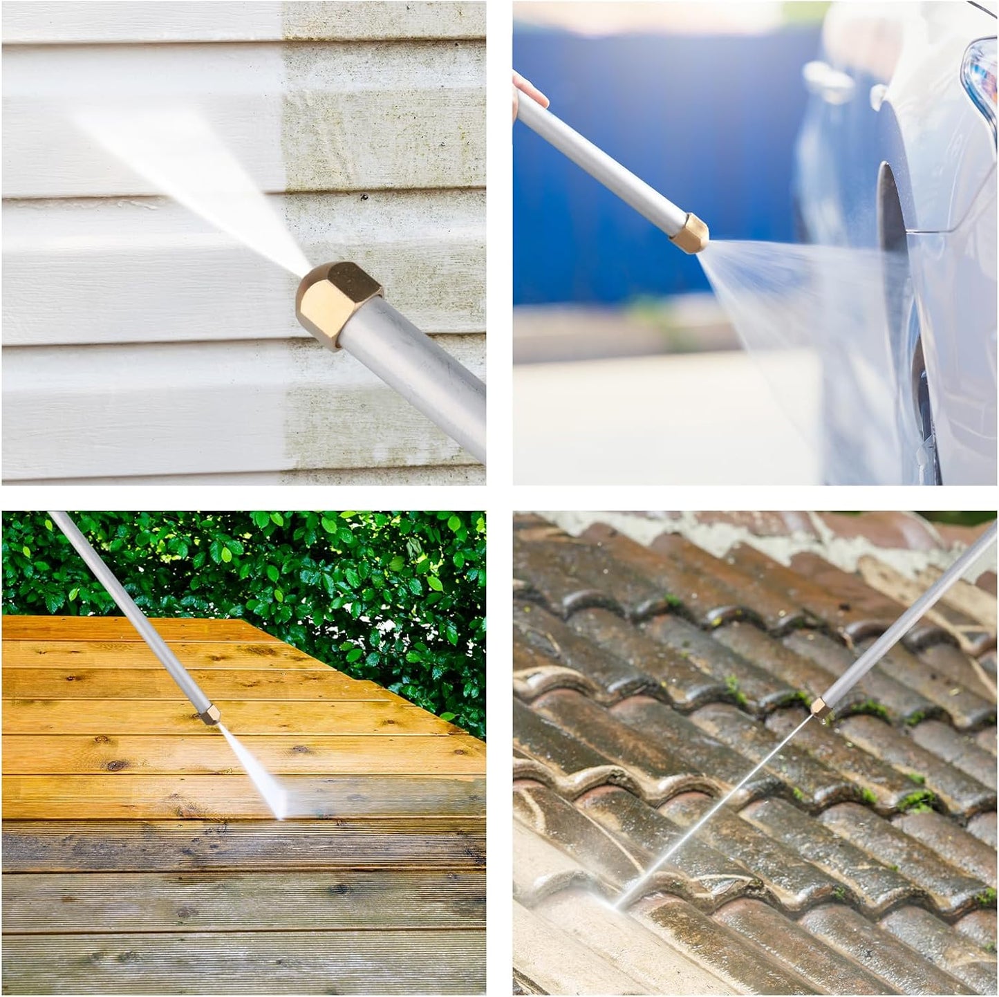High-Pressure Water Jet Wand – Versatile Power Sprayer for Outdoor Cleaning, Car Wash, Pet Rinse & Window Care