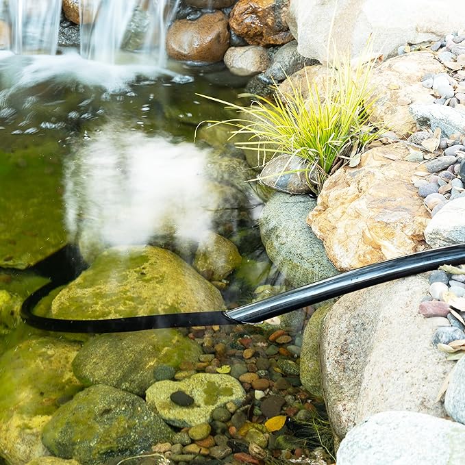 Alpine Corporation 100 Ft. PVC Tubing with 5/8" Inside Diameter for Ponds and Fountains, Black